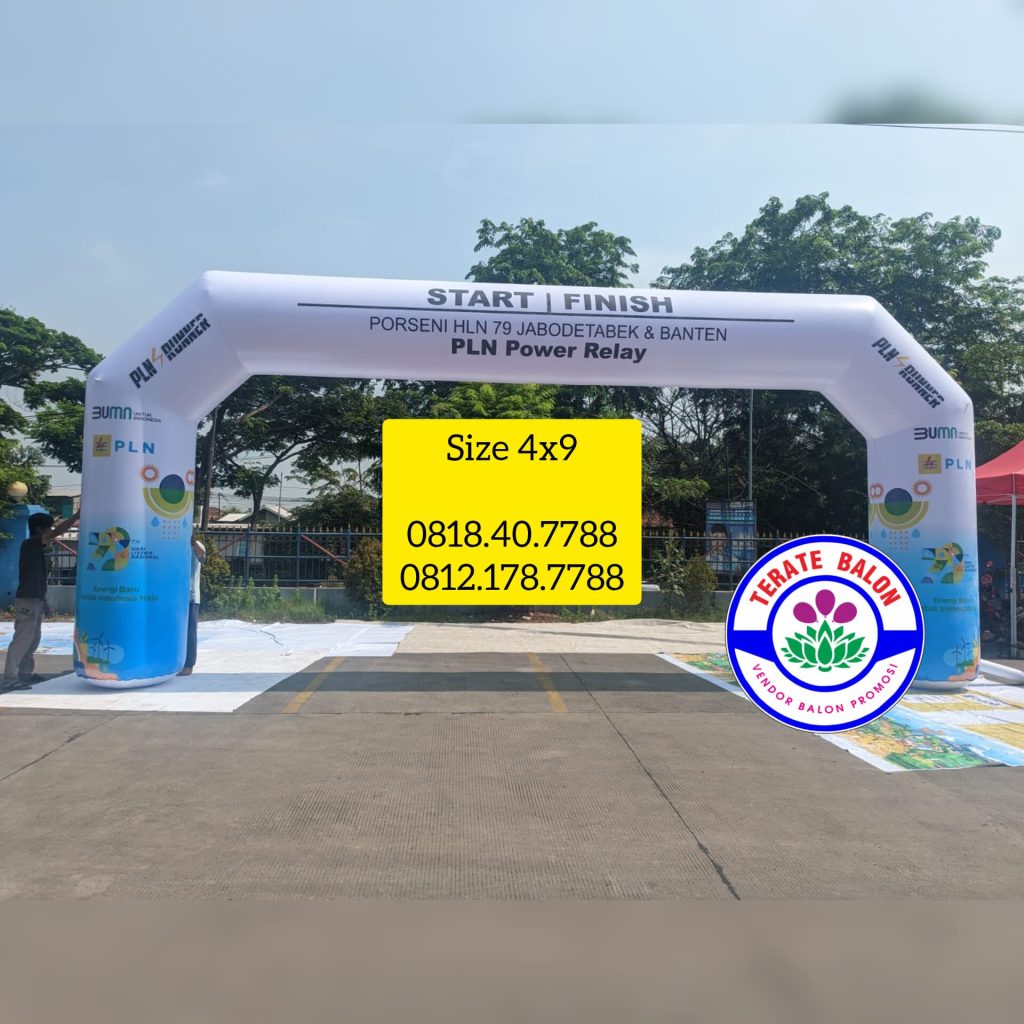 Balon Gate Start Finish Murah Berkualitas – Terate Balon, Ahlinya!